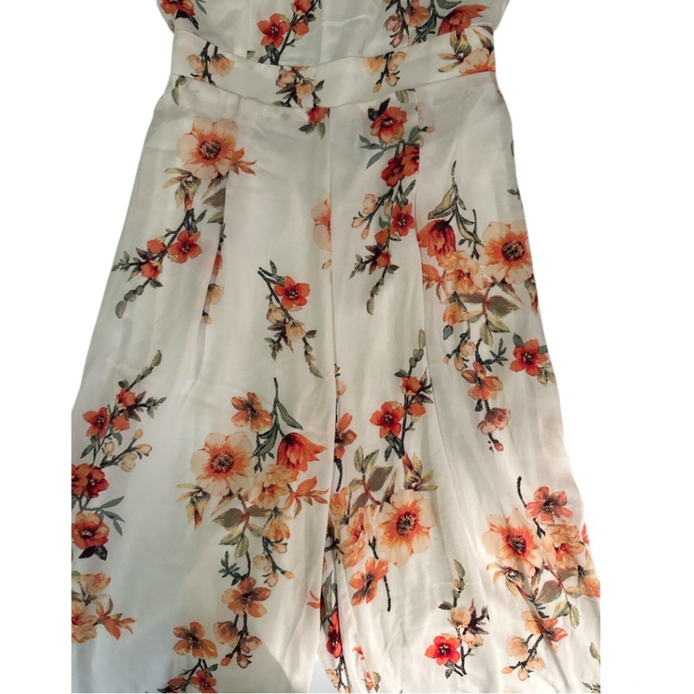 Floral Flair Jumpsuit (ivory) with pockets from NanaMacs/Wishlist Apparel SMALL - Picture 9 of 16